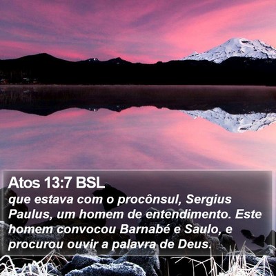 Atos 13:7 BSL Bible Verse Image