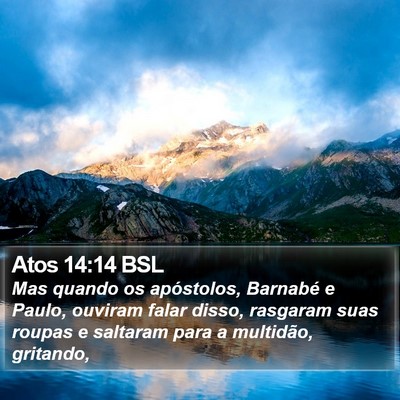 Atos 14:14 BSL Bible Verse Image