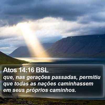 Atos 14:16 BSL Bible Verse Image