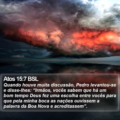 Atos 15:7 BSL Bible Verse Image