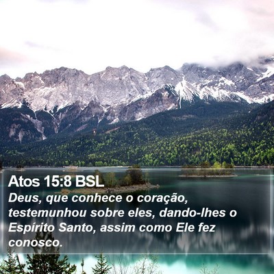 Atos 15:8 BSL Bible Verse Image
