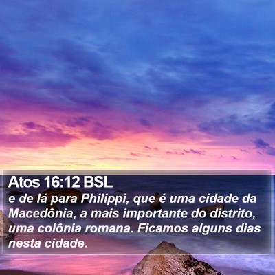 Atos 16:12 BSL Bible Verse Image