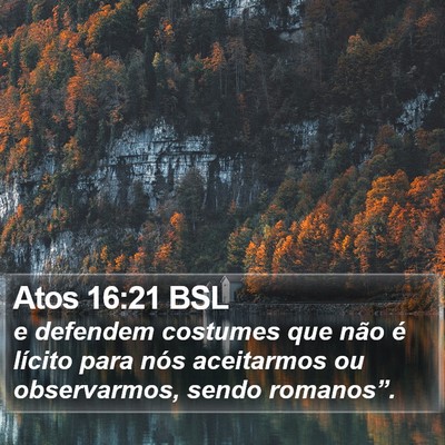 Atos 16:21 BSL Bible Verse Image