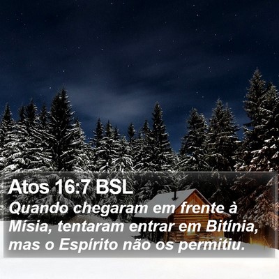 Atos 16:7 BSL Bible Verse Image