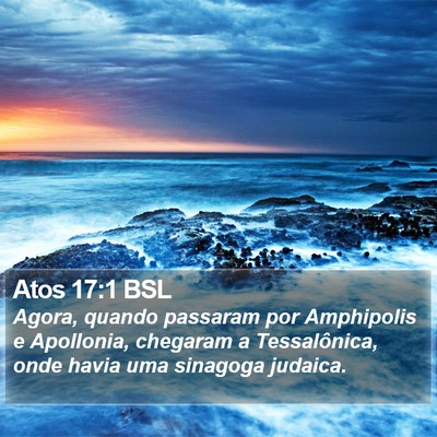 Atos 17:1 BSL Bible Verse Image