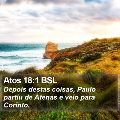 Atos 18:1 BSL Bible Verse Image