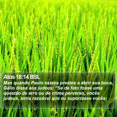 Atos 18:14 BSL Bible Verse Image