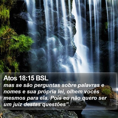 Atos 18:15 BSL Bible Verse Image