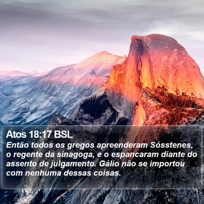 Atos 18:17 BSL Bible Verse Image