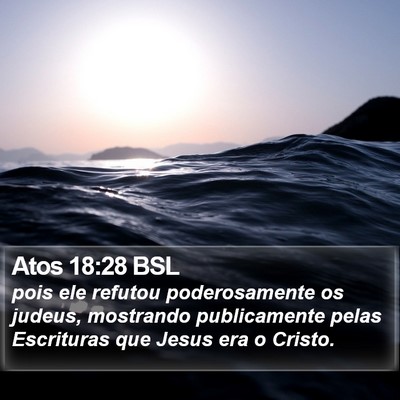 Atos 18:28 BSL Bible Verse Image