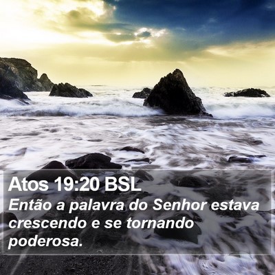 Atos 19:20 BSL Bible Verse Image