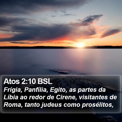 Atos 2:10 BSL Bible Verse Image