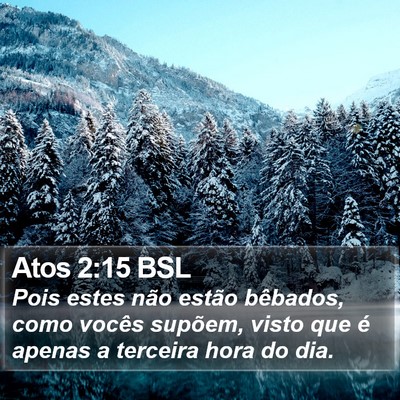 Atos 2:15 BSL Bible Verse Image