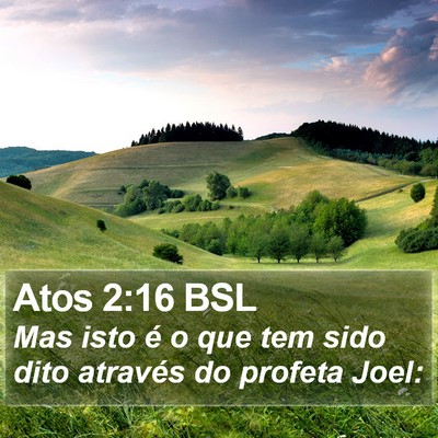 Atos 2:16 BSL Bible Verse Image