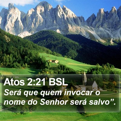 Atos 2:21 BSL Bible Verse Image