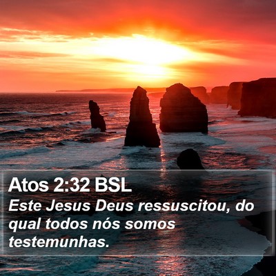 Atos 2:32 BSL Bible Verse Image
