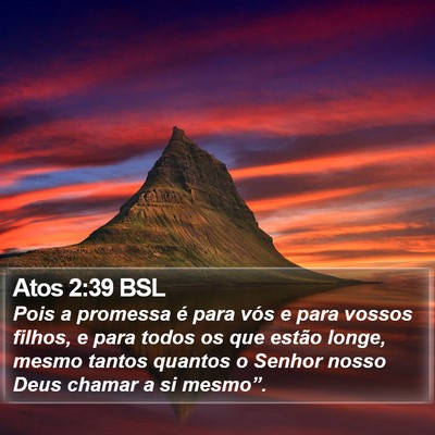 Atos 2:39 BSL Bible Verse Image