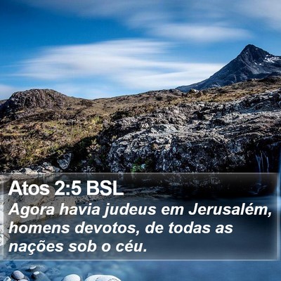 Atos 2:5 BSL Bible Verse Image