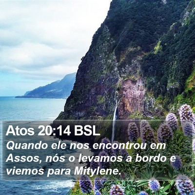 Atos 20:14 BSL Bible Verse Image
