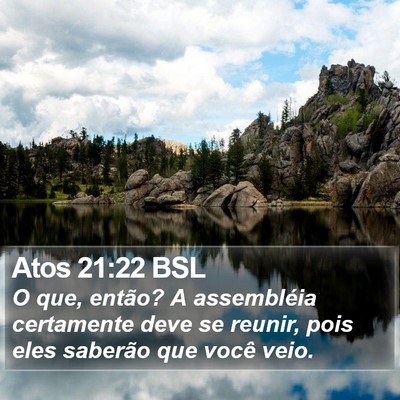 Atos 21:22 BSL Bible Verse Image