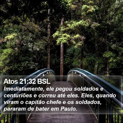 Atos 21:32 BSL Bible Verse Image