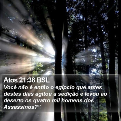Atos 21:38 BSL Bible Verse Image