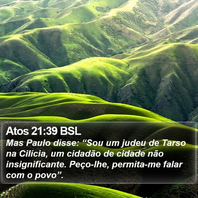 Atos 21:39 BSL Bible Verse Image