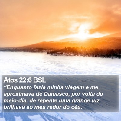 Atos 22:6 BSL Bible Verse Image