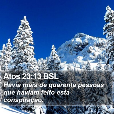 Atos 23:13 BSL Bible Verse Image