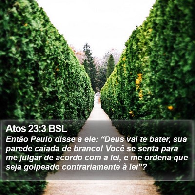 Atos 23:3 BSL Bible Verse Image
