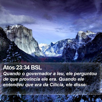 Atos 23:34 BSL Bible Verse Image