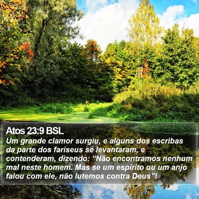 Atos 23:9 BSL Bible Verse Image