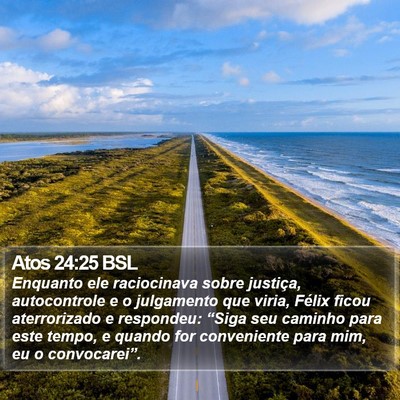 Atos 24:25 BSL Bible Verse Image