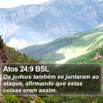 Atos 24:9 BSL Bible Verse Image