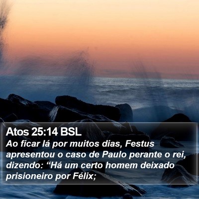 Atos 25:14 BSL Bible Verse Image