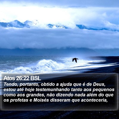 Atos 26:22 BSL Bible Verse Image