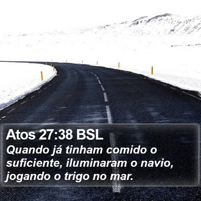 Atos 27:38 BSL Bible Verse Image