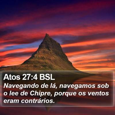 Atos 27:4 BSL Bible Verse Image
