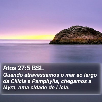 Atos 27:5 BSL Bible Verse Image