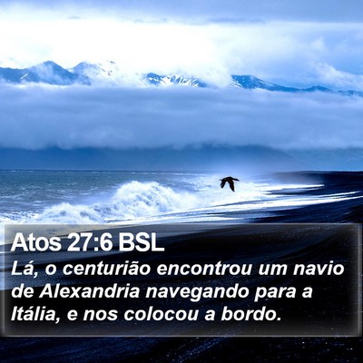Atos 27:6 BSL Bible Verse Image