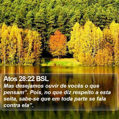 Atos 28:22 BSL Bible Verse Image