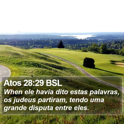 Atos 28:29 BSL Bible Verse Image