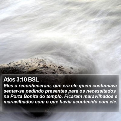 Atos 3:10 BSL Bible Verse Image