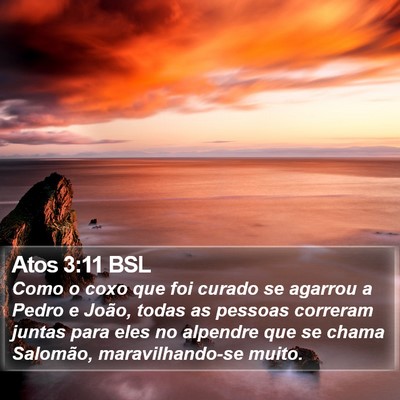 Atos 3:11 BSL Bible Verse Image