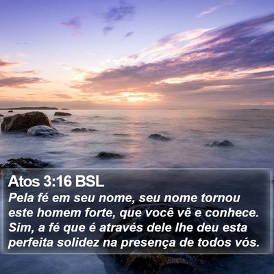 Atos 3:16 BSL Bible Verse Image