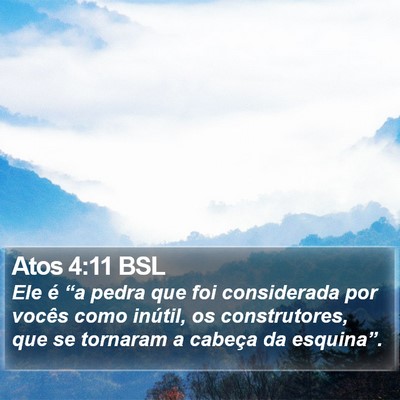 Atos 4:11 BSL Bible Verse Image