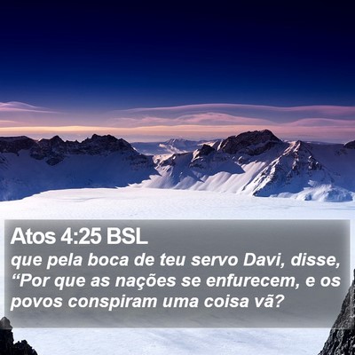 Atos 4:25 BSL Bible Verse Image
