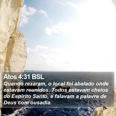 Atos 4:31 BSL Bible Verse Image