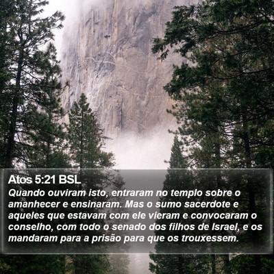 Atos 5:21 BSL Bible Verse Image