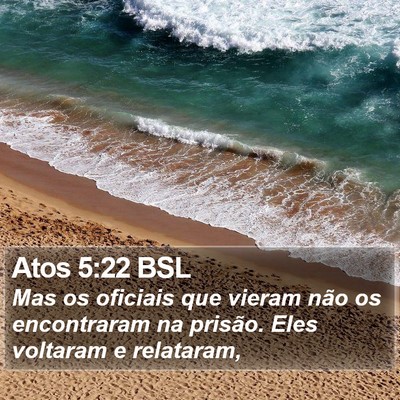 Atos 5:22 BSL Bible Verse Image